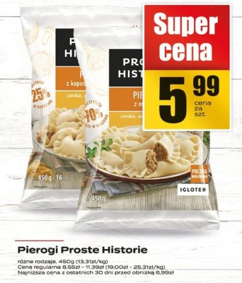 Pierogi Proste Historie promocja w Supeco