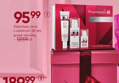 Krem PHARMACERIS N, 50 ml + krem pod oczy, 15 ml + krem CC, 40 ml promocja w Super-Pharm