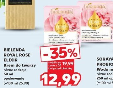 Krem do twarzy 50+ Bielenda royal rose elixir promocja w Kaufland