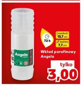 Wkład parafinowy 72 h Angela promocja w Kaufland