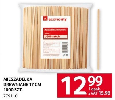 Mieszadełka drewniane 17 CM 1000 SZT. economy promocja w Selgros