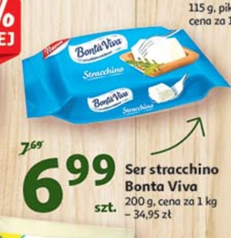 Ser stracchino Bonta viva promocja