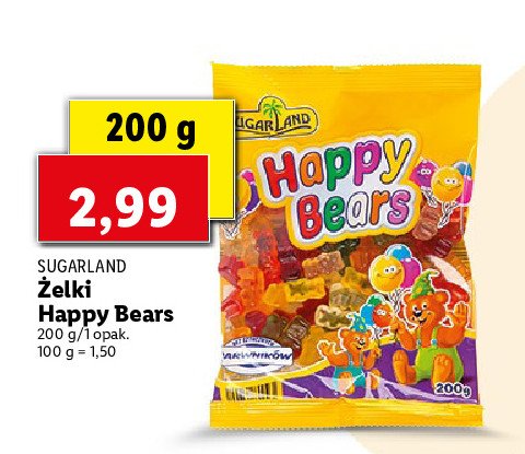 Żelki happy bears Sugar land promocja