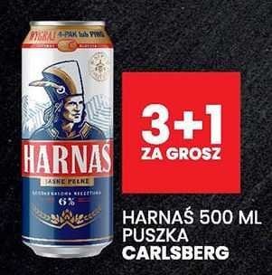Piwo HARNAŚ 500 ML puszka CARLSBERG promocja w Wafelek