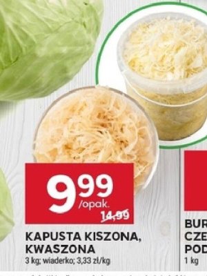 Kapusta kiszona, kwaszona promocja w Stokrotka