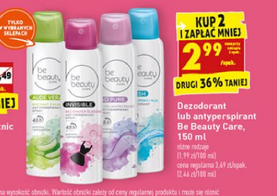 Antyperspirant go pure Be beauty care promocja