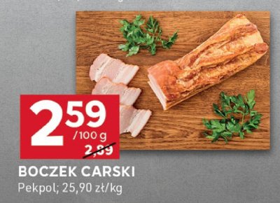 Boczek carski promocja w Stokrotka