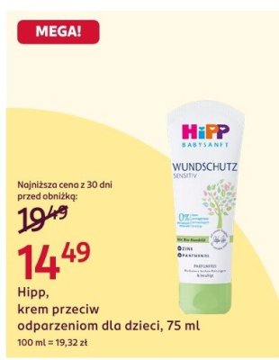 Krem przeciw odparzeniom dla dzieci, 75 ml promocja w Rossmann