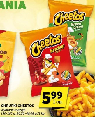 Chrupki Cheetos wybrane rodzaje promocja w Euro Sklep