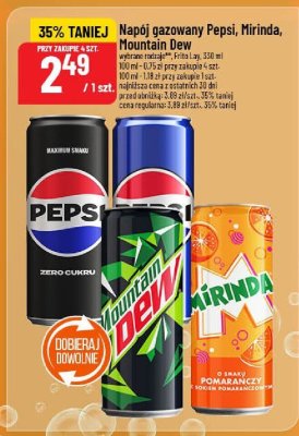 Napój gazowany Pepsi wybrane rodzaje Frito Lay promocja w POLOmarket