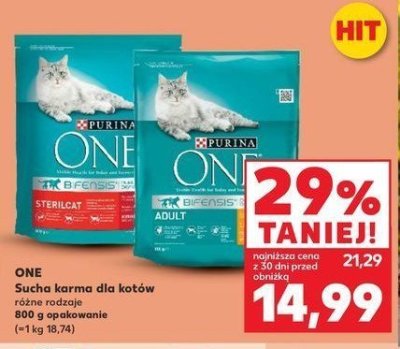 Karma dla kota sterilcat Purina one promocja