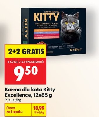 Karma dla kota Excellence 12x85g promocja w Biedronka