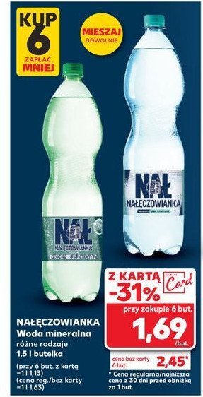 Woda gazowana Nałęczowianka promocja