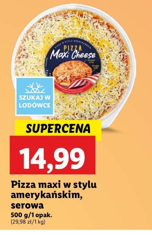 Pizza maxi cheese promocja