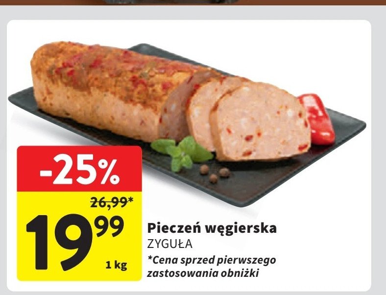 Pieczeń węgierska Zyguła promocja w Intermarche