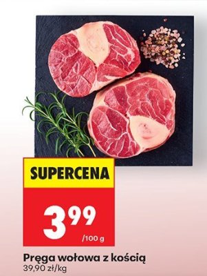 Pręga wołowa z kością promocja w Biedronka