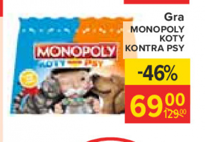 Monopoly koty kontra psy Hasbro gaming promocja