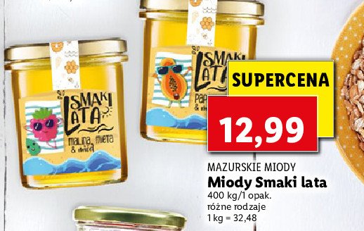 Smaki lata papaja mi贸d Mazurskie miody Mazurskie miody1 promocja