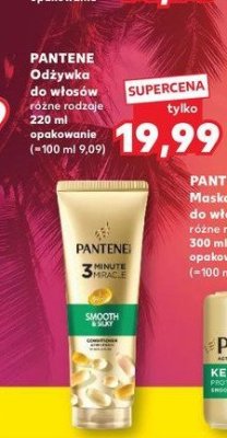 Odżywka 3 minute miracle smooth & silky Pantene pro-v promocja
