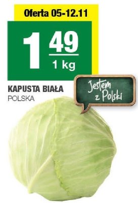 Kapusta biała polska promocja w SPAR