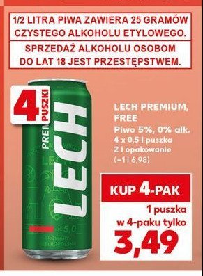 Piwo Lech free promocja