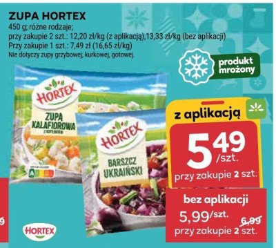 Zupa Hortex promocja w Stokrotka