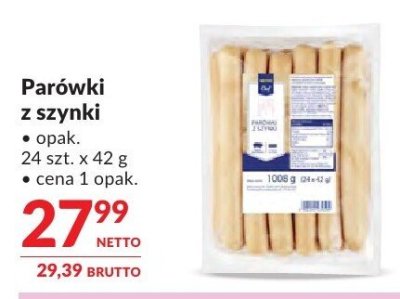 Parówki z szynki promocja w Makro