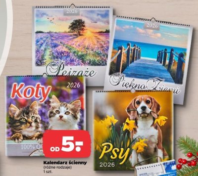 Kalendarz ścienny promocja w Netto