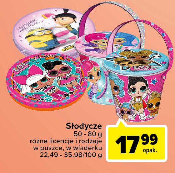 Kubek z cukierkami lol surprise promocja
