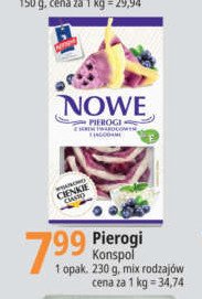 Pierogi z serem i jagodami Konspol promocja