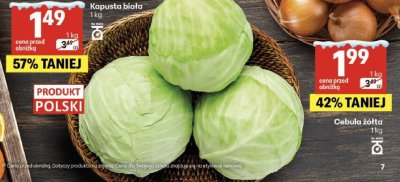 Cebula promocja w Delikatesy Centrum