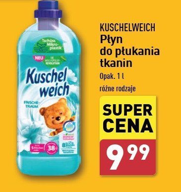 Płyn do płukania niebieski Kuschelweich promocja