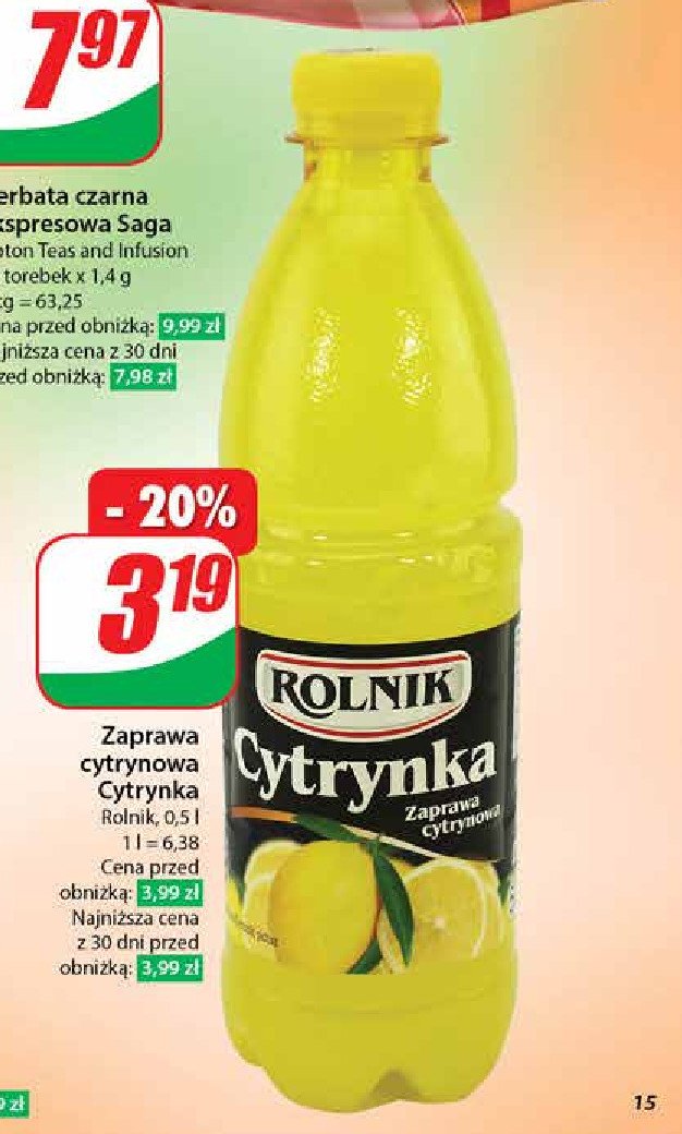 Zaprawa cytrynowa Rolnik promocja