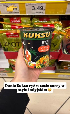 Ryż w sosie curry w stylu indyjskim  promocja w Dino