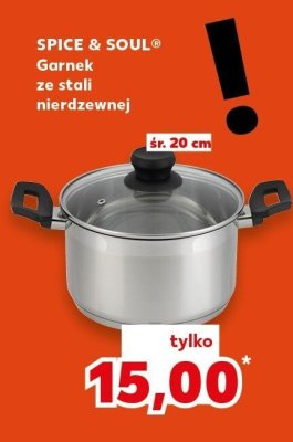 Garnek ze stali nierdzewnej promocja w Kaufland