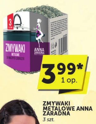 Zmywaki metalowe Anna Zaradna 3 szt. promocja w Euro Sklep