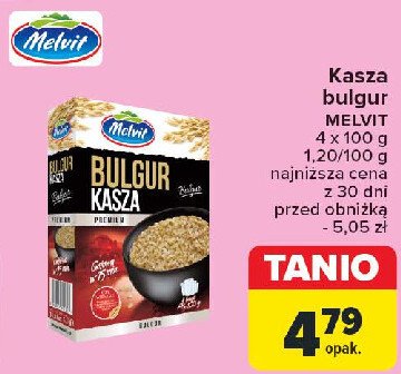 Kasza bulgur Melvit promocja