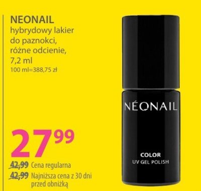 Lakier hybrydowy do paznokci NEONAIL różne odcienie 7,2 ml promocja w Hebe