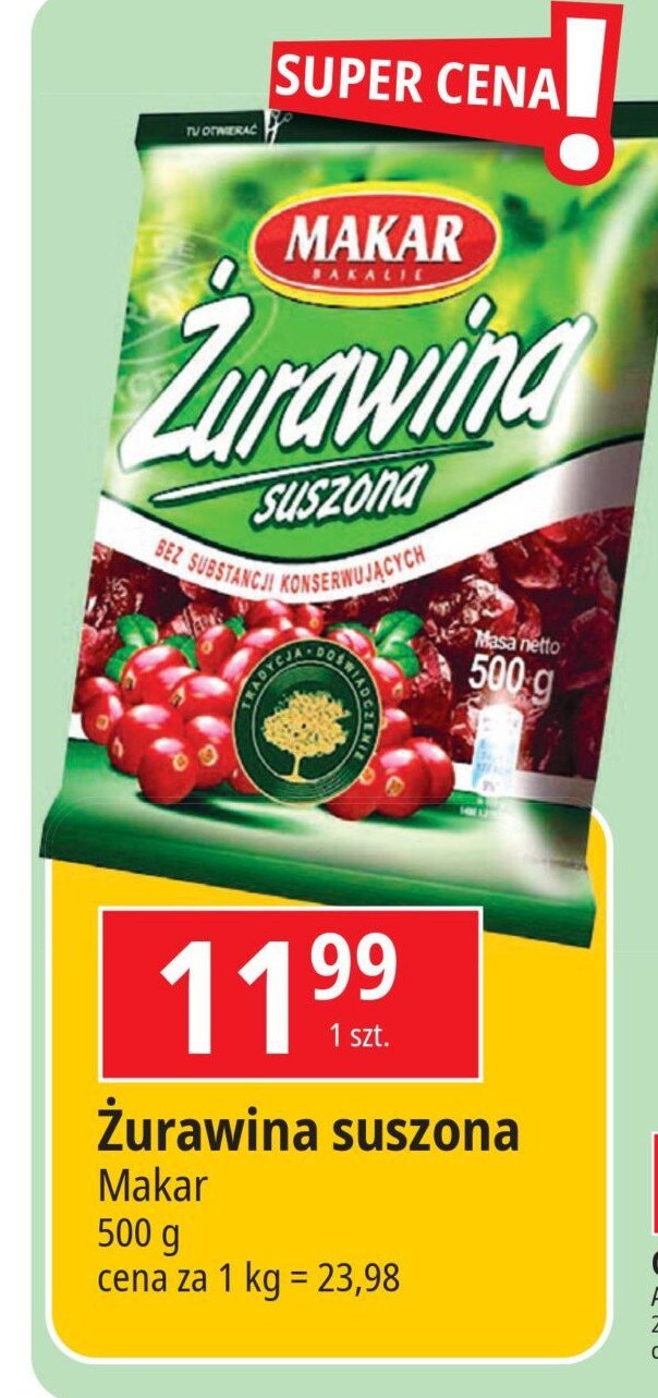 Żurawina Makar promocja