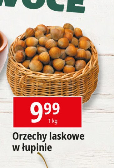 Orzechy laskowe w łupinie promocja