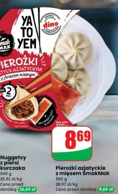Pierożki azjatyckie z mięsem  promocja w Dino