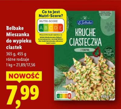 Mieszanka do wypieku ciastek, różne rodzaje promocja w Lidl