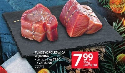 Tuńczyk polędwica wędzona promocja w Selgros