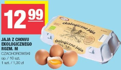 Jaja z chowu ekologicznego rozm. M Czachorowski promocja w SPAR