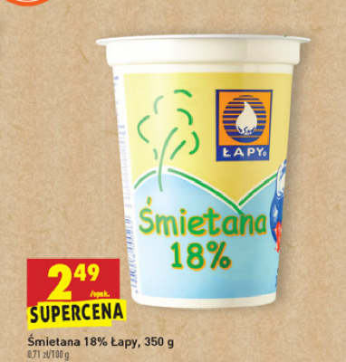 艢mietana 18 % Osm 艂apy promocja