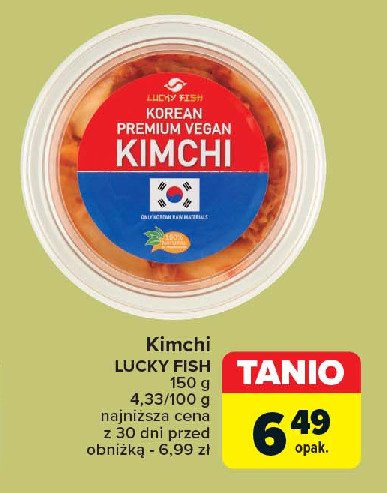 Sałatka kimchi Lucky fish promocja