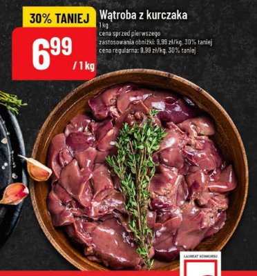 Wątroba z kurczaka promocja w POLOmarket
