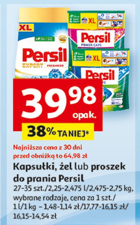 Kapsułki do prania deep clean universal PERSIL POWER CAPS promocja