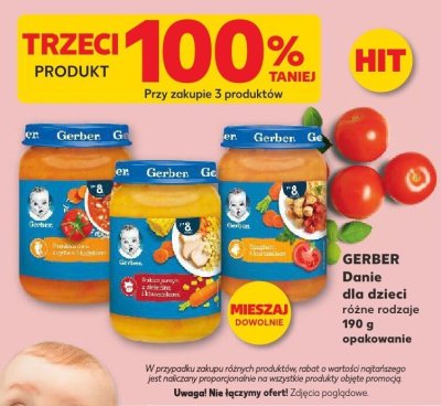 Danie dla dzieci różne rodzaje promocja w Kaufland