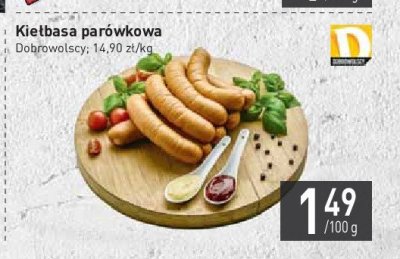 Kiełbasa parówkowa Dobrowolscy promocja